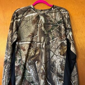 Realtree Black Camouflage Shirt